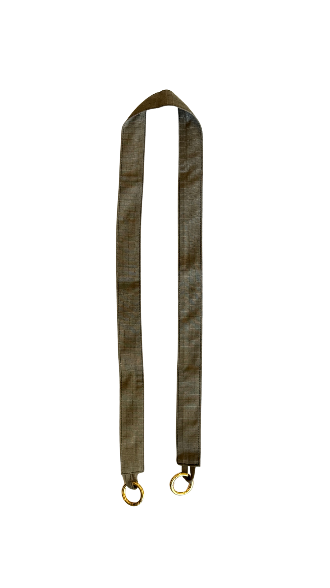 Single Olive Square Fabric Straps