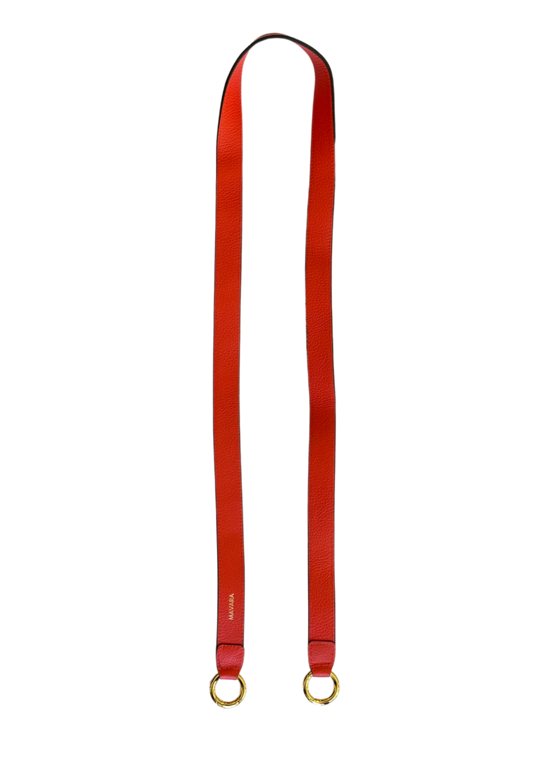 Single Red Leather Strap