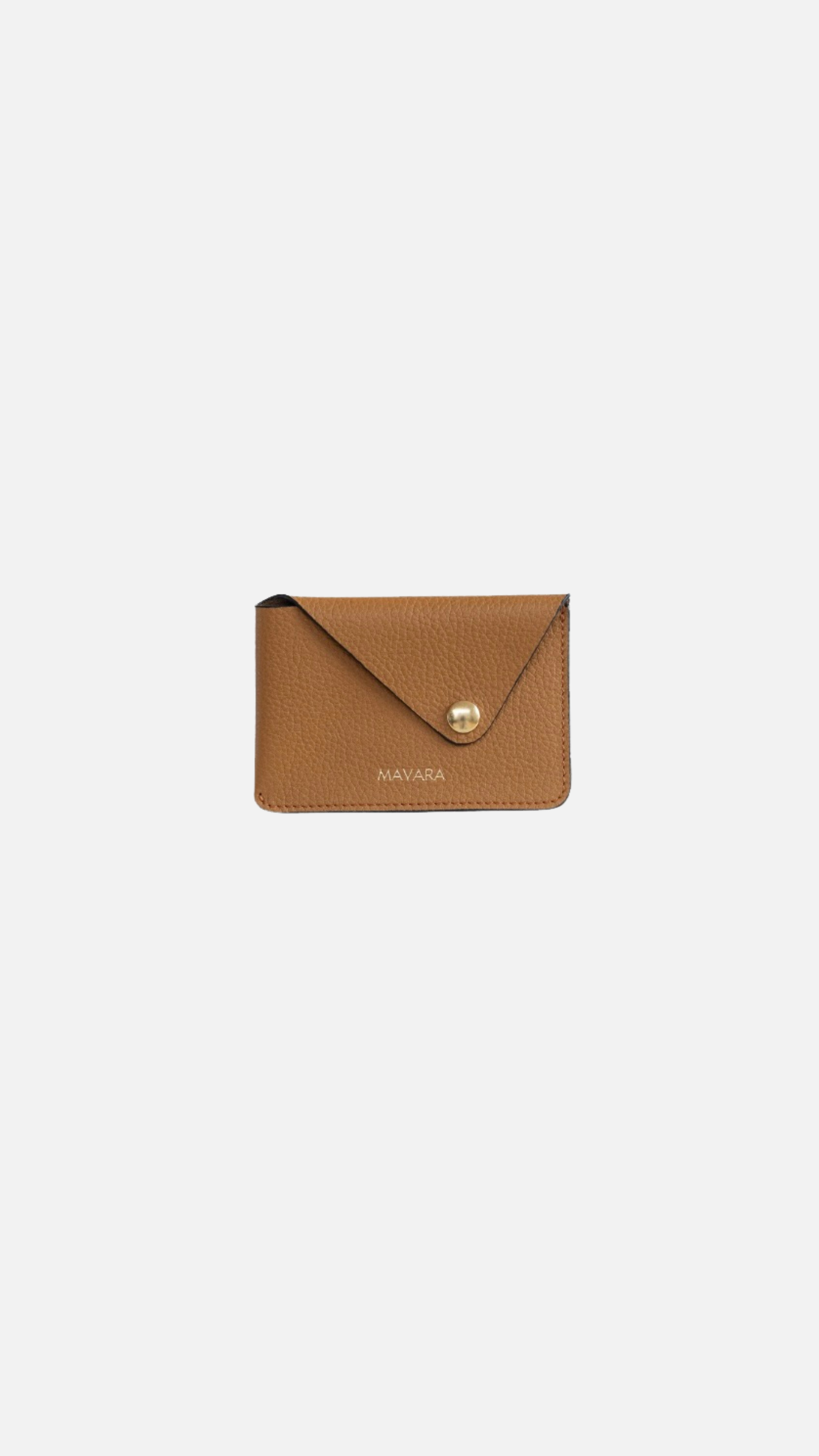 Camel Leather Card Holder