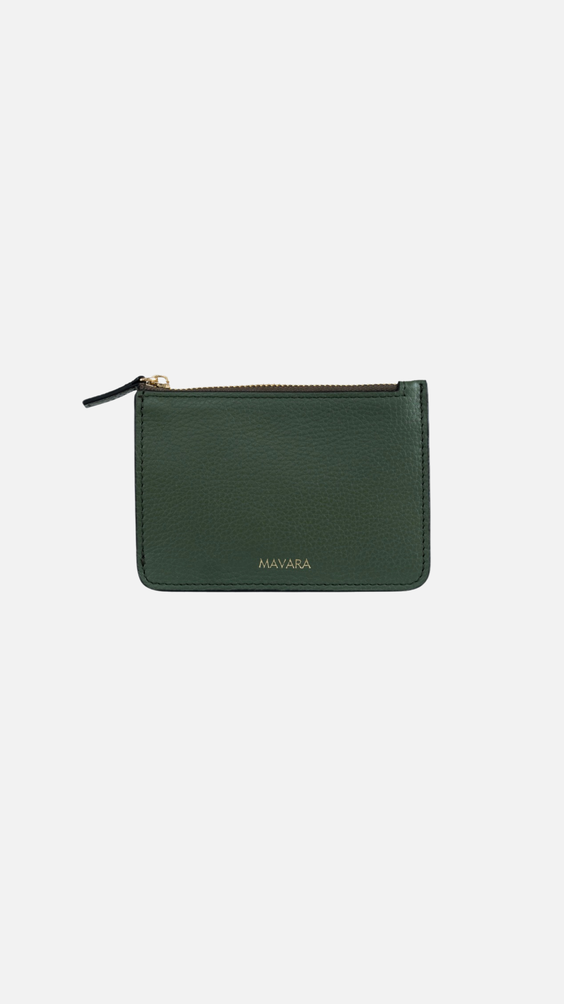 Green Zipper Wallet