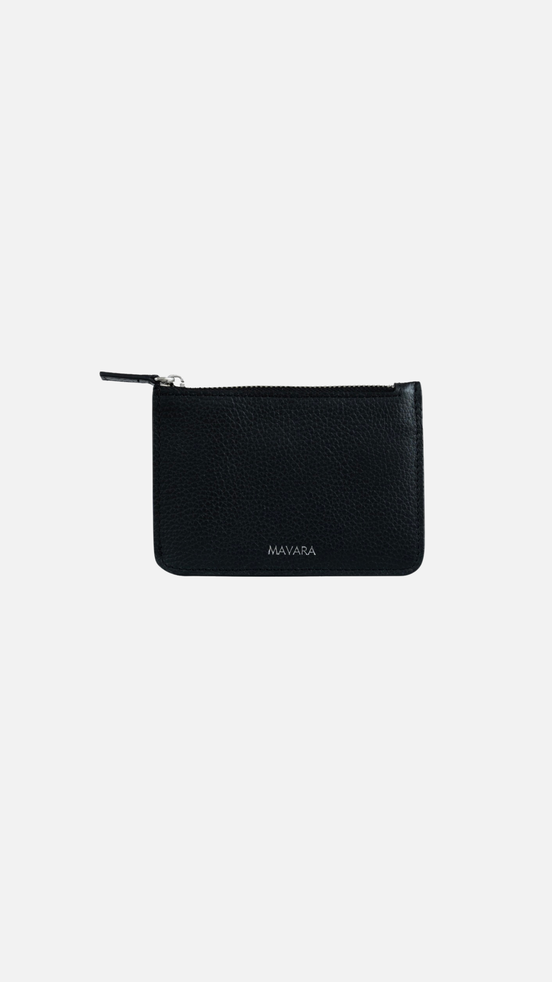 Black Zipper Wallet