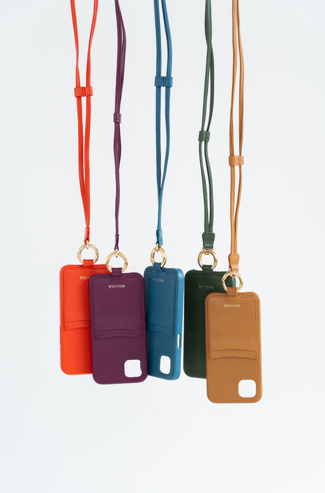Purple Leather Hanging Case