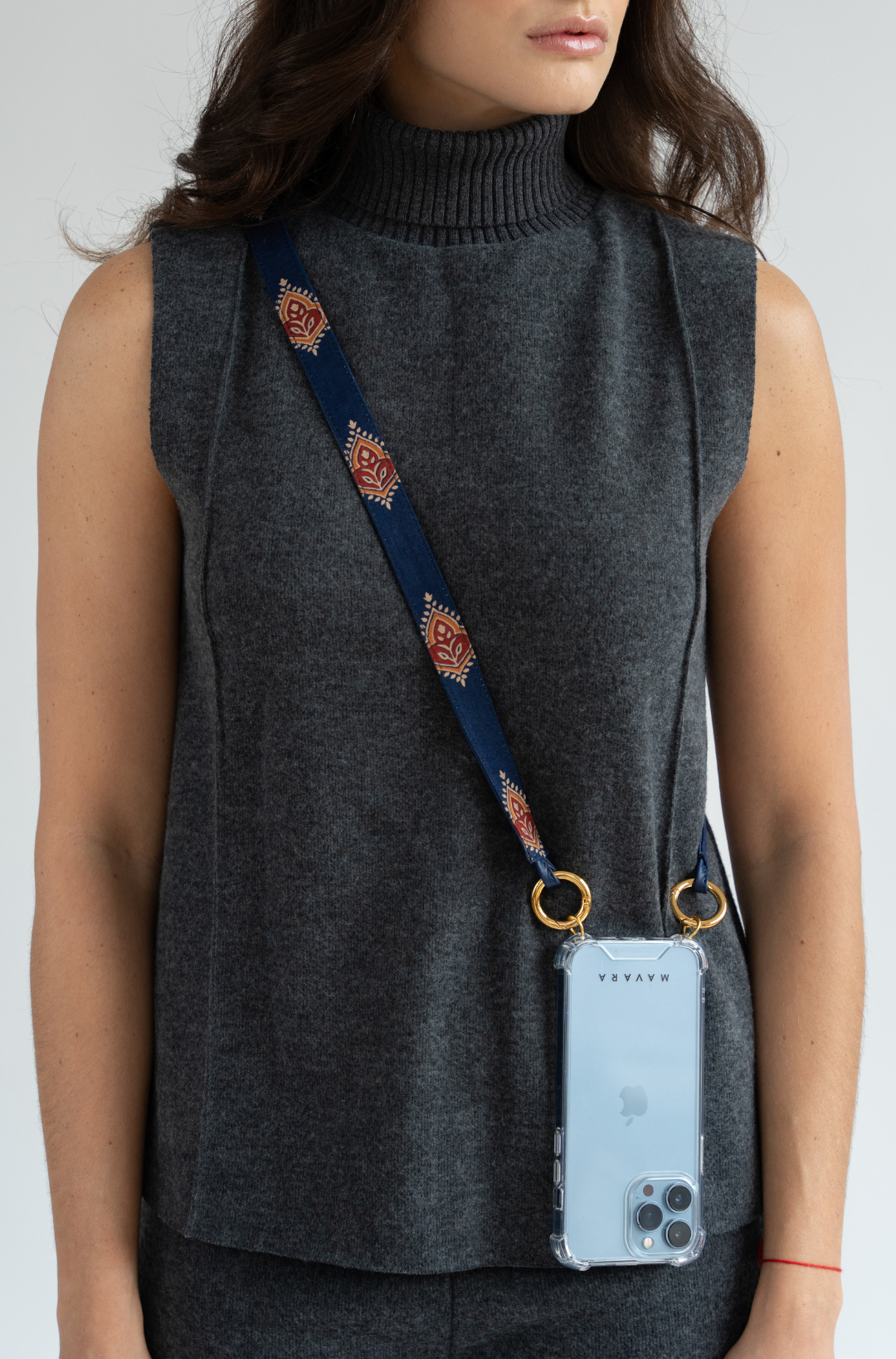 Single Indian Blue Strap