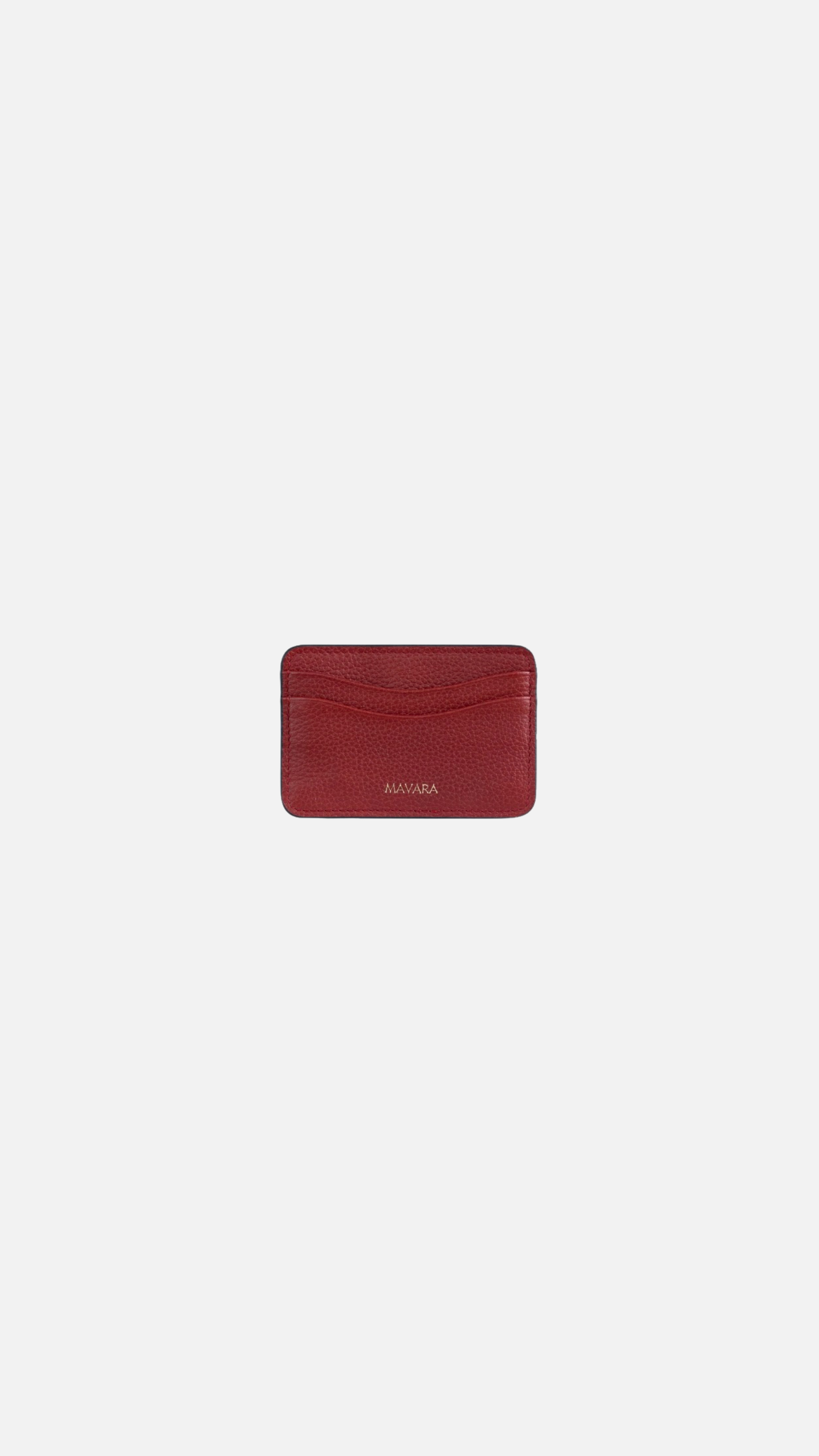 Burgundy Card Holder