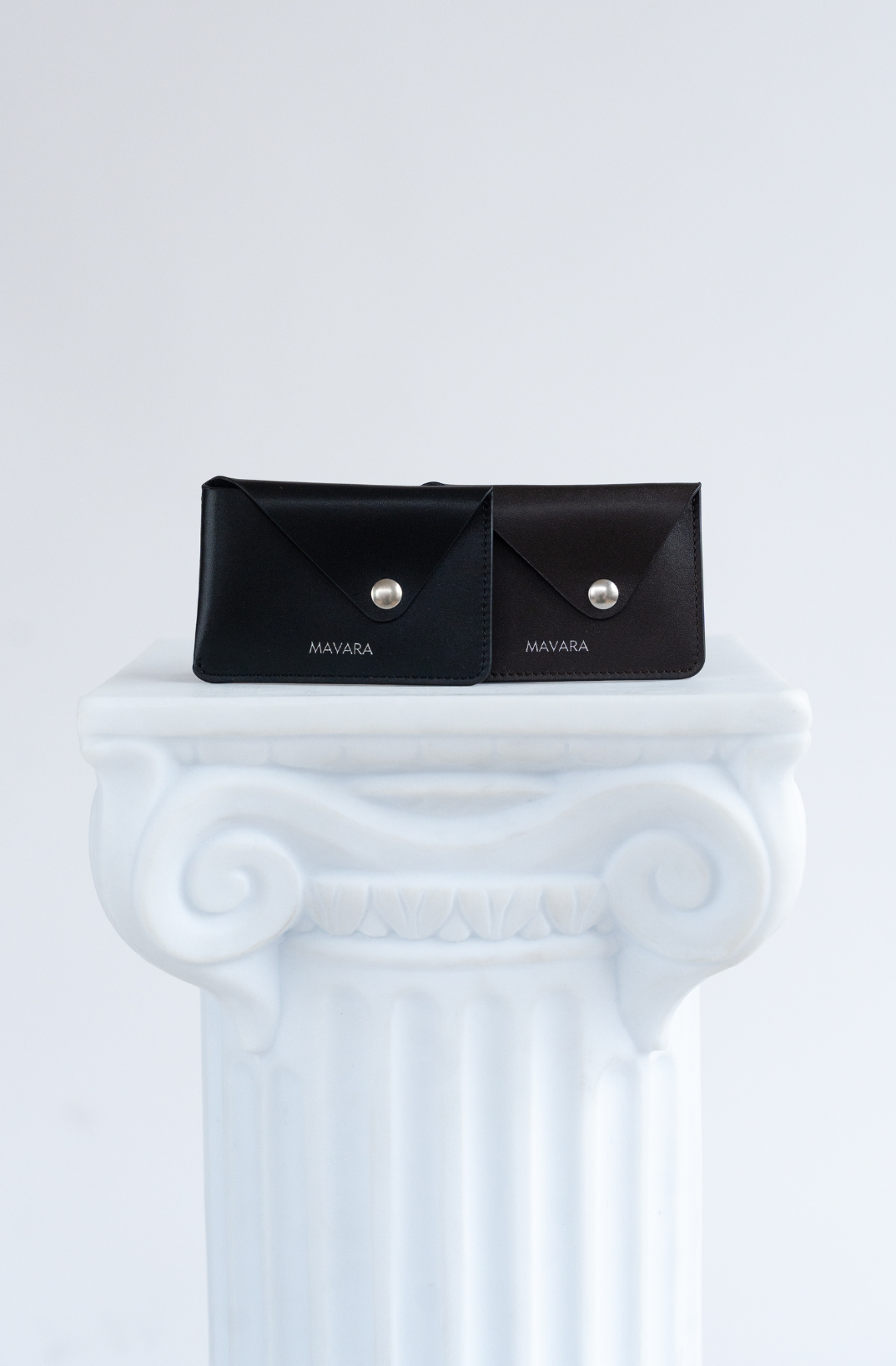 Brown Leather Cardholder for Men