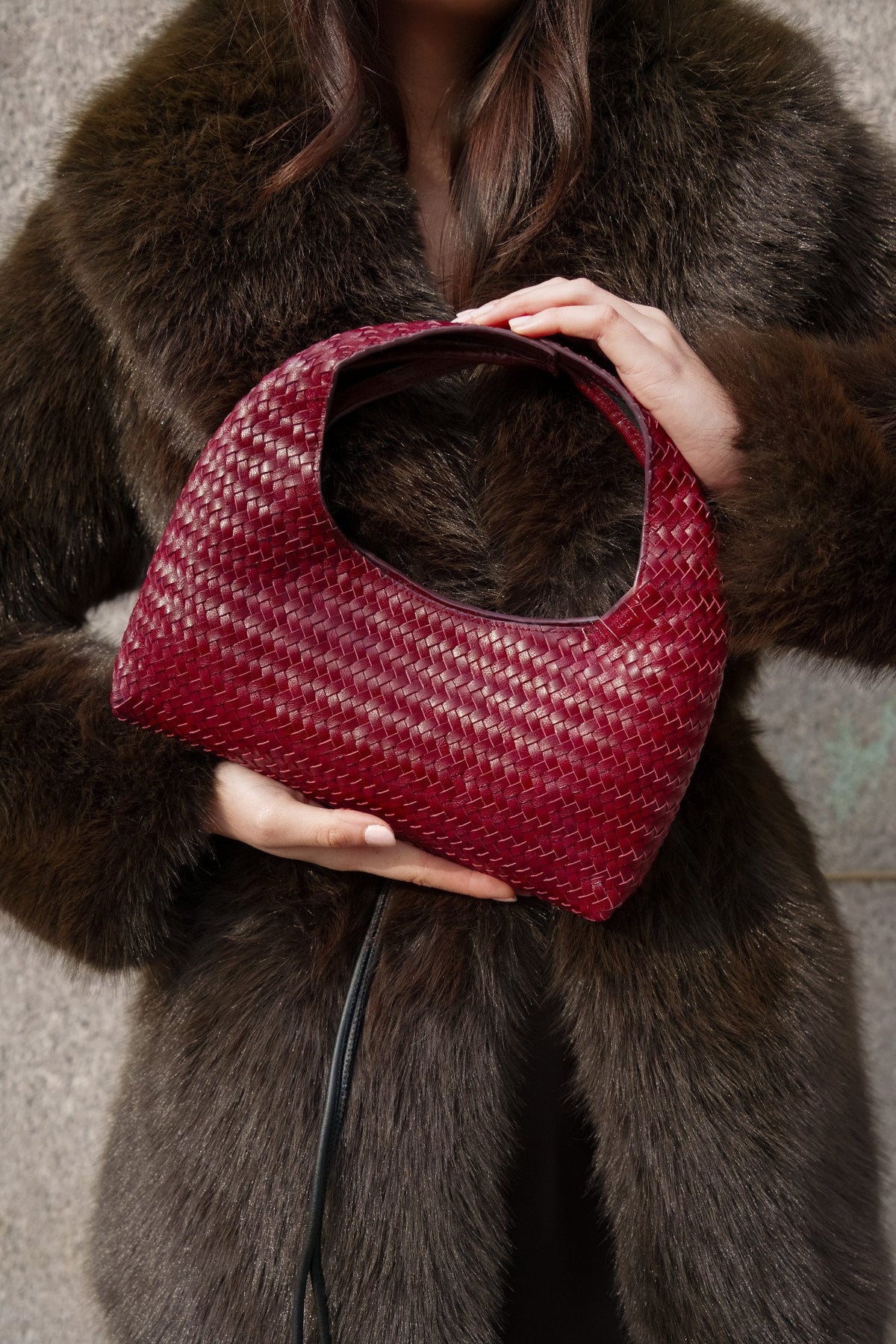 The Aura Bag Red editorial image 4
